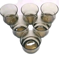 Libbey 9oz On The Rocks Glasses Set Of 6 Retro Apollo 1975 Barware