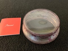 Acid Etched Amethyst Crystal Baccarat Box Base