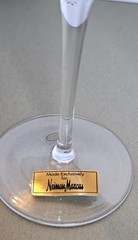 NEIMAN MARCUS Toasting Champagne Flutes, Gold Speckled