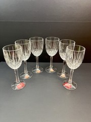 Regalta Crystal Water Goblets Set of 6 New With Tags 8.375” Elegant