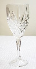 Set Of 4 Godinger Dublin Crystal All Purpose Wine Goblet 8” 8 oz