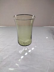 Vintage crystal drinking glass