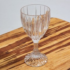 Mikasa Park Lane Lead Crystal Wine Glass Goblet 6 3/8″ SN101 Germany EUC