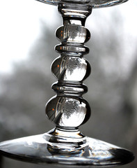 Vtg Set 10 BRYCE WAKEFIELD Champagne/Sherbet Glasses CUT CRYSTAL BALL STEM 4.75″