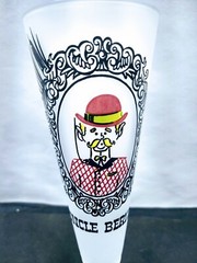 Gay Fad Gay Nineties Ancestors Portrait Uncle Bertie Pilsner Glass MCM