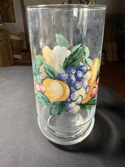 Vintage Tumbler Replacement Tumbler Grapes And Pears 6” Tall
