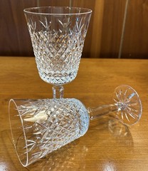 2 Lenox USA Beacon Hill 7.5” Water Goblets Discontinued 1983- 1987 “PERFECT”
