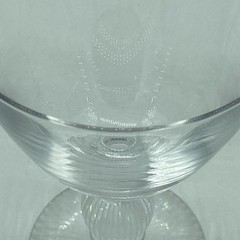 Mikasa Ginseng Crystal Water Goblet 6″ Clear Ribbed Stemware Replacement VTG