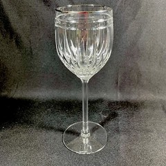 Lenox Vintage Jewel Platinum Wine Glasses Goblets Crystal 8 1/8 » 10oz Set Of 2