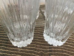 PICK 2 Martha Stewart SUN RAYS Highball OR LOWBALL Crystal Glass Set of 2 PICK