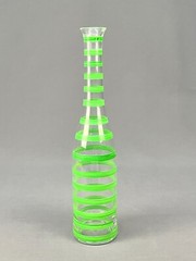 Rare Vtg Orrefors 12″ Clown Decanter by Anne Nilsson-Signed; Missing Stopper