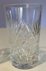 Vintage Pineapple Starburst Pattern Drinking Glass Juice Highball Set Of 2