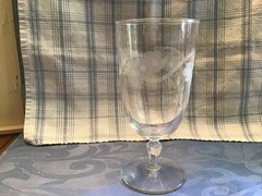Libbey Rock Sharpe Brookdale #3001 Stem Iced Tea Footed Tumbler/Goblet
