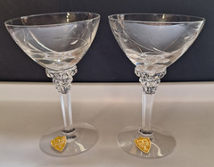 Vintage Tiffin-Franciscan 4.75″ Cocktail Glasses ROSE MARIE -Set of 2