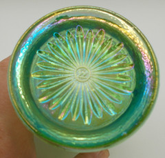 LG Wright Iridized Green Maple Leaf Tumbler. Gorgeous!