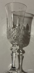 Vtg. Marquis by Bohemia Crystal – Crystalex Fluted Champagne Glasses 8″ High