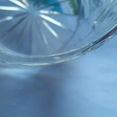 Cut Crystal Glass Pinwheel Cookie Jar Canister