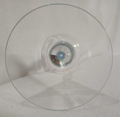 Noritake Colorwave Blue Martini Glass Clear with Clear-blue Stem 953/105 Barware