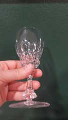 Astra by NACHTMANN Christal Wine Glasses 6 1/8” Water Goblets 7 1/8″ 9 Pcs 5+4