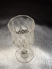 Set of 3 Cristal d’ Arques Longchamp Lead Crystal 2 oz. Cordial Glasses 4.75″ H