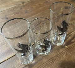 Set Of 3 Vintage Federal Glass Canada Goose Glasses – 2 Highball & 1 Tumbler