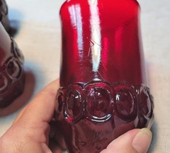 4 HTF Rare TIFFIN FRANCISCAN *MADEIRA RUBY RANCHO* 5 5/8″ FLAT TUMBLERS 1973-74