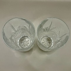 Vtg Cristal de Flandre «Salzburg» Lead Crystal Highball Glasses – Set of 2