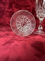 Cristal d’Arque Pomadour Wine Glasses Set Of 3 NICE!