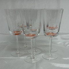 Rare Chin-Chin Stemware by ANTHROPOLOGIE WINE STEMWARE Set of 6 Beautiful