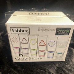 Libby Glow in the dark, Shots Set Of Six In Box
