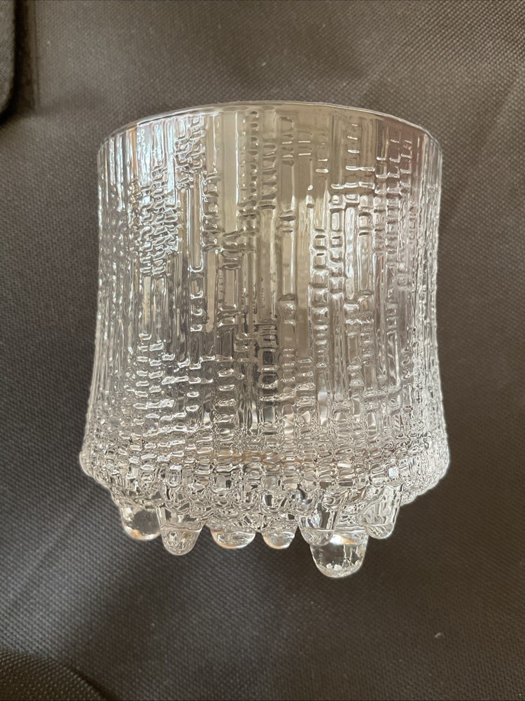 Littala Ultima Thule Tapio Wirkkala Glass 7 Oz 3 1/2” Tall 24 Available