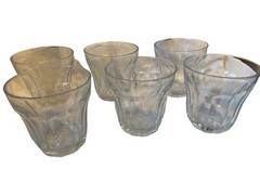 Set of 6 Pasabahce Palaks 10oz Tumbler 10 Panel Drinking Glasses cups Turkey