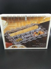 FIFTH AVENUE 4 SECTION RELISH TRAY LTD 24% LEAD CRYSTAL 12″ X 9″ NWT