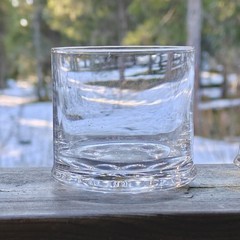 Timo Sarpaneva Iittala whiskey, cocktail & shot glass «String of Pearls» 1960s