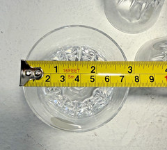 Princess House Esprit 24% Lead Crystal Wine Glasses 5.75” Set of 3 – France