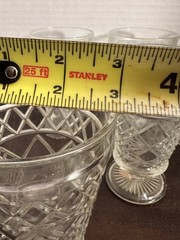 Vintage, 1950s «Big Top» Peanut Butter Footed Glasses by Hazel Atlas, Set of 6