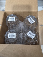 Mikasa 12oz 4Pack Highball Crystal Glasses In Original Box Never Used Beautiful