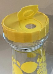 Vintage Federal Glass Citrus Tumbler Carafe 24oz