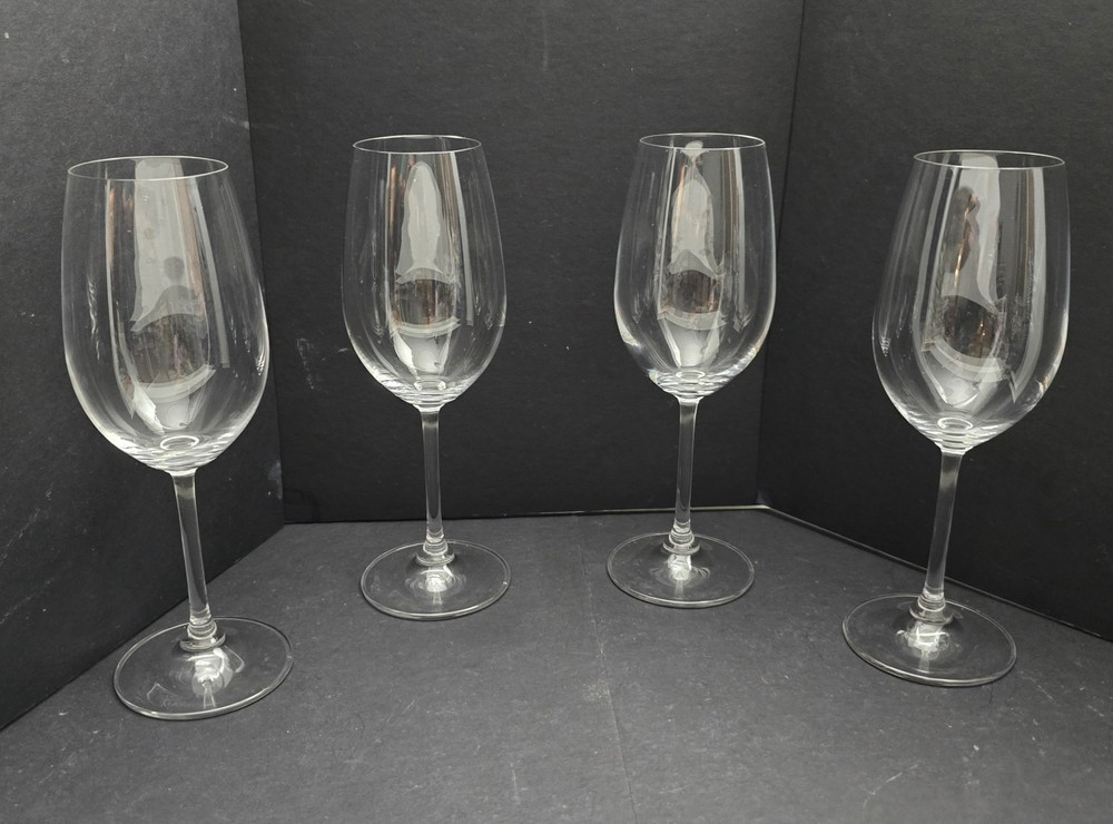 4-WATERFORD Marquis VINTAGE CLASSIC WHITE WINE GLASS Blown Crystal 8 3/4″, 10 oz