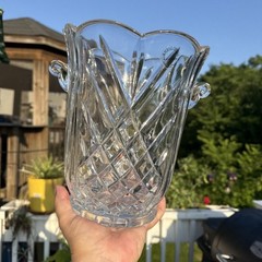 24% Lead Crystal Wine /Champagne Cooler by Imperial Crystal – Made in Slovakia