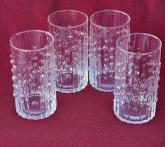 MESI Tapio Wirkkala Iittala Finland Mid C Modern NECTAR Glasses Tumblers Set 4