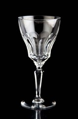 Val St Lambert Wine Glasses Set of 6 Elegant Vintage Crystal Signed