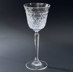 VTG Mikasa Crystal VANDERBILT Wine Glass 7 7/8″ Retired