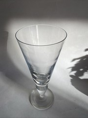 Steuben Crystal Vee Wine/Water Glass, 7 3/4 inches tall Art Deco Style