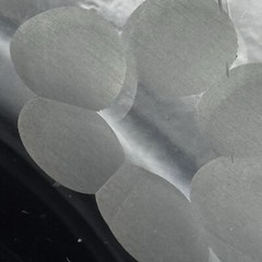 Vintage Set of 6 Depression Etched Leaf & Berry Flowers in Glass 8″ Salad Plates
