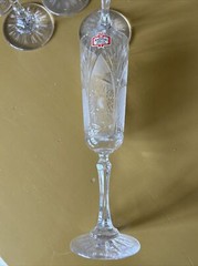 crystal d’ adriana 24% Lead Crystal Flutes Cristina Set If 6 In Box