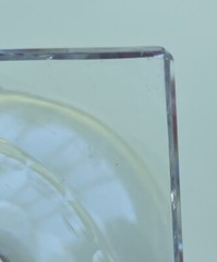 Thomas Webb Engraved Coal Tit Bird Crystal Drinking Glass Goblet ENGLAND