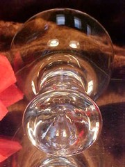 5 FAB Crystal Glass Shot Cordial Glasses HUGE BUBBLE Base Littala, FINLAND TAPIA
