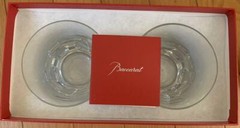 NIB FLAWLESS Exquisite BACCARAT Crystal BELUGA 2 TUMBLER DBL OLD FASHION GLASSES