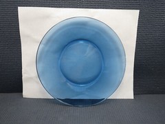 Anchor Hocking Glass Presence Denim Pattern Luncheon Plate 8″